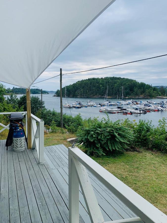 Renovated Sea Facing Cottage On The Eidanger Fjord Porsgrunn Exteriör bild